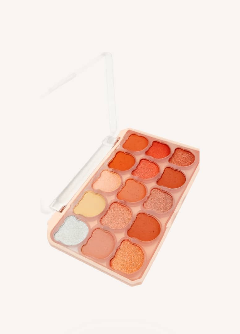 پالت سایه خرسی  ۱۵ رنگی - آرایش چشم جذاب و فانتزی